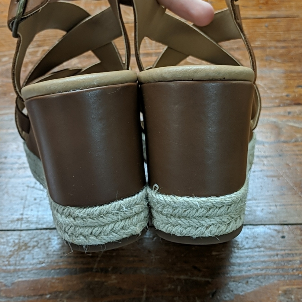 Lucky Brand Wedge Sandal Size 10 - Picture 7 of 8
